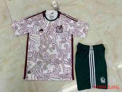ชุดเสื้อฟุตบอลเม็กซิโกแอร์สำหรับผู้ใหญ่และเด็กปี22/23
