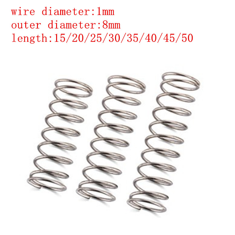 New 10pcs Wire diameter 1mm Miniature Torsion Spring 