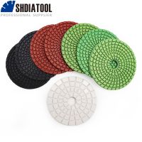 8pcs/set Professional Diamond Flexible Wet Polishing pads 100mm Granite Marble Ceramic Tile Grinding Discs