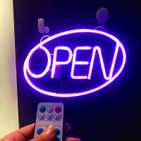 42*26.8CM Sign Neon Light Bar Open Art Wall Hanging Night Lamp Ultra Bright for Business Store Shop Home Party Holiday Decor