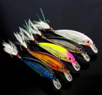 【cw】 5Pcs Lures 11cm 14g Crankbait Pesca Sea Bass Artificial Plastic Hard Bait Treble Hooks Fishing Tackle ！