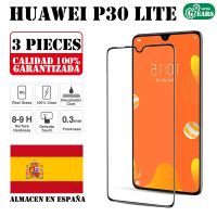 Huawei P30 lite 3 Piece Set Full Tempered Glass Screen Protector Ultra Thin Scratch Protection