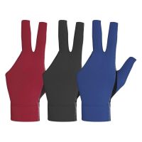 Billiard Three Finger Gloves Elasticity Snooker Billiards 8 Balls 9balls Gloves Billiard Amateur Training Gloves Accessories