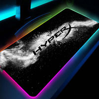 Hyperx Anime Mousepad Big RGB Mouse Pad Large Overlock Gamer Mat LED Mouse Pad Soft Laptop For Gaming Keyboard Mats XXL 55x100cm