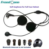 Freedconn Motorcycle Intercom Accessories Soft Earphone Earpiece Mic for TCOM-SC T-COMVB FDC-01VB COLO TMAX Full Face Helmet