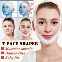 (Stream woman)3D V Face Bandage Lifting Tightening Bandage Sleep ไม่เจ็บปวด Breathable Chin Anti Aging Facial Slimming Beauty Tool