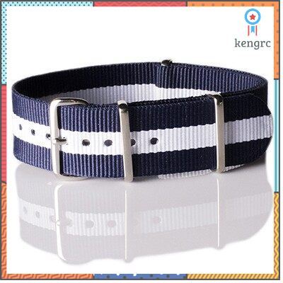 สายนาโต้ nato strap Navy and White Sาคาต่อชิ้น (เฉพาะตัวที่ระบุว่าจัดเซทถึงขายเป็นชุด)