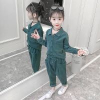 Girls Clothing Set Fall Clothes Children Kids Polerones Girl Solid Casual Teens Tracksuit for 2 4 6 8 10 Years Old Girl Outfits