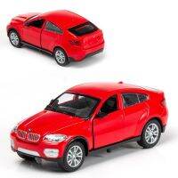 1:32รถโมเดล Diecast อัลลอยด์สำหรับ Bmw Suv X6ของเล่นรถโลหะเด็กดึงถอยหลังวันเกิดสำหรับเด็ก S