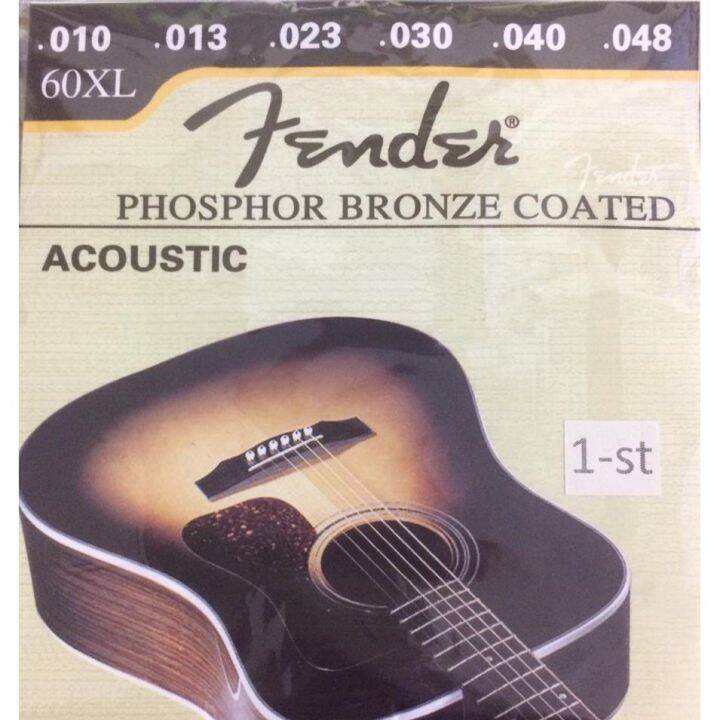 JiPlHntW Fender acoustic guitars string (individual) 1st 2nd 3rd 4th