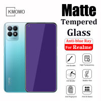 กระจกเทมเปอร์แสงสีฟ้าแกมน้ำเงินด้านปกป้องหน้าจอสำหรับ Realme นาร์โซ N55 50i 50A Prime 50 30A 30 20 GT Neo 3T 3 2T 2 Master X50 XT X2โปร