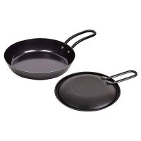 ~ PEARL METAL HB-1602 One-handed grill pan 16cm with lid recipe IH compatible Iron racking Made in Japan