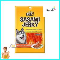 ขนมสุนัข PET8 SASAMI JERKY JJ01 สันในไก่เจอกี้สไลซ์ 50 ก.DOG TREAT PET8 SASAMI JERKY JJ01 CHICKEN FILLET JERKEY SLICE 50G **ราคารวม Vat แล้วค่ะ ไม่มีบวกเพิ่ม**