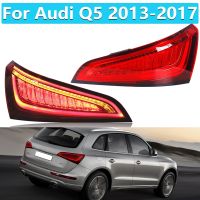 Oiozkhjue 528หลังจากไฟไฟท้าย LED สำหรับรถ Audi Q5 2013 2014 2015 2016สัญญาณไฟเบรกหลังพวงมาลัยไฟท้าย8R0945094D 8R0945093D