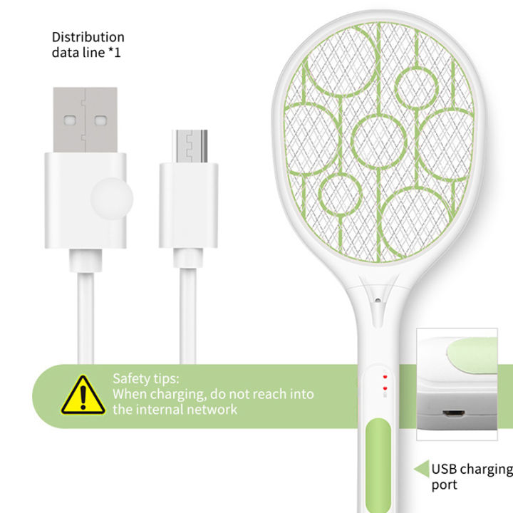 usb-ฆ่าไม้ตบยุงสีเขียวมาใหม่ล่าสุดไม้เทนนิสไฟ-led-ไฟฟ้าแบบชาร์จไฟได้ไม้แร็กเกตแมลงตัวต่อ