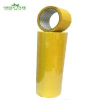 TPS Green Tape เทปโอพีพีติดกล่องสีเหลือง ขนาดหน้ากว้าง 2 นิ้ว ยาว 50 หลา บรรจุ 6 ม้วนต่อแพ็ค
