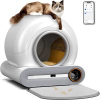 【YF】 Smart Self Cleaning Cat Litter Box Automatic Toilet App Control Lonic Deodorizer Tray Arenero Gato