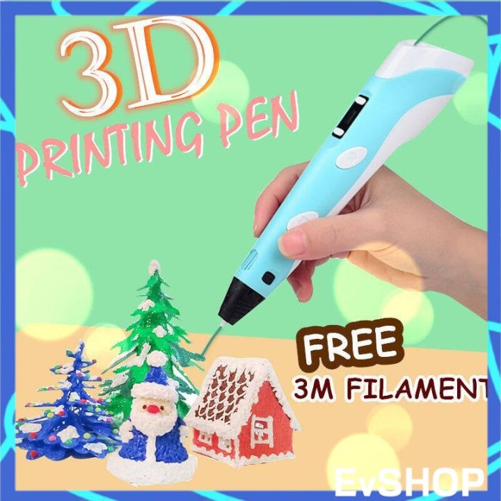 3D pen 3D Printing Pen Starter Set with USB Cable PLA ABS Filament