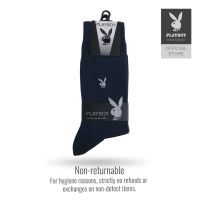 Playboy Men Full Length Cotton Casual Socks - Assorted Colour (3 Pairs) B222121-323