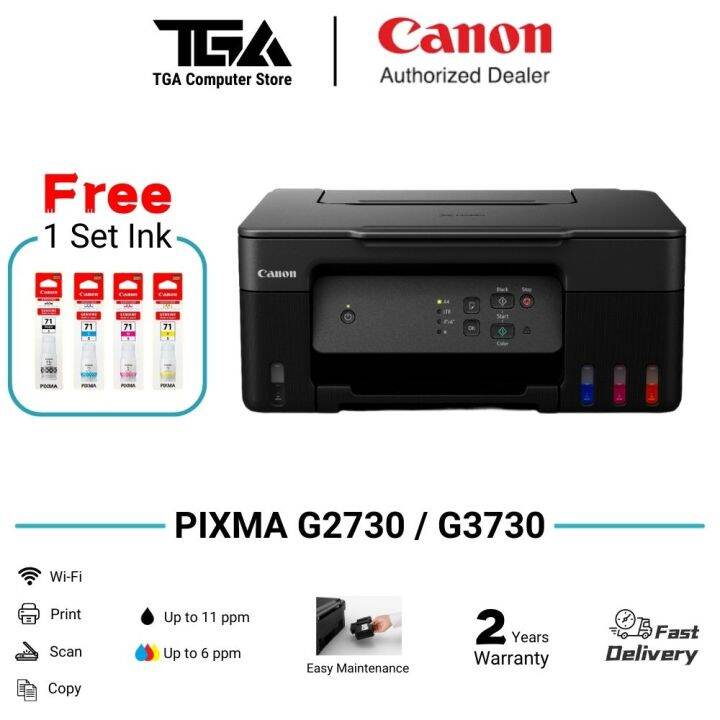 [Ship in 24 Hours] Canon Printer PIXMA G2730 / G3730 Wireless All in