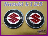 SUZUKI K125 FUEL TANK CIRCLE "RED" EMBLEM LH&amp;RH  #โลโก้ข้างถังน้ำมัน Suzuki k125 วงกลม สินค้าคุณภาพดี