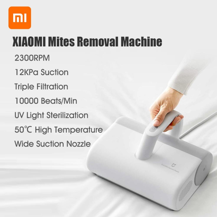 Xiaomi Mite Vacuum Cleaner Hot Air 50 ℃ UVC Mite Removal Multifunctional 12Ka Sterilization