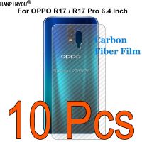 10ชิ้น/ล็อตสำหรับ OPPO R17 / R17 Pro 6.4 "3D ป้องกันลายนิ้วมือคาร์บอนไฟเบอร์ฟิล์มด้านหลังปกป้องหน้าจอด้านหลัง (ไม่กระจกเทมเปอร์) ปกป้องหน้าจอ S