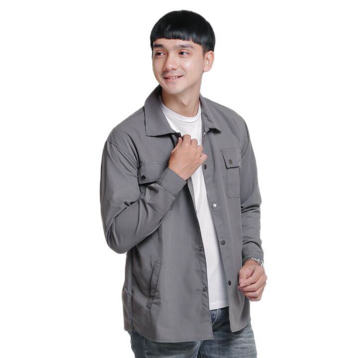 Zula Jaket Semi Parka Jaket Pria Jaket Pria Kasual Kemeja Semi Parka Lazada Indonesia