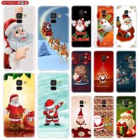 ✈◄ Phone Case For Samsung A8 A6 Plus 2018 2017 2016 A20S A21S A32 A30S A50S A42 A52 A72 A7 A5 Soft Bag Santa Claus Christmas