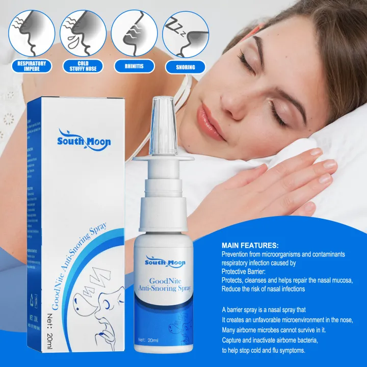 READY STOCK 20 ml Anti-snoring Spray Nasal Congestion, Runny Nose ...