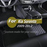 สำหรับ Kia Sorento II XM 2012 2011 2010 2009 5ที่นั่งภายในรถเสื่อปูพื้นพรมกันน้ำอุปกรณ์เสริมฝาครอบปกป้องชิ้นส่วน