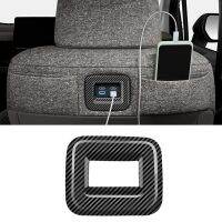 For Toyota Sienta 2022 2023 Car Seat Back USB Equip Charging Port Protective Cover Frame Panel Trim RHD