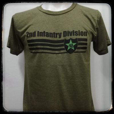 เสื้อทหารusa 2nd Infantry ​Division​ ผ้าบาง50