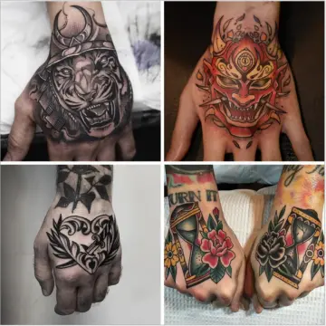 men tattoo small magic vampire tattoo hand rose tattoo – Fake Tattoos