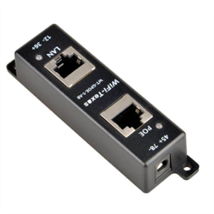 Passive Single Port Gigabit PoE Injector LED Indication Data And Power ...