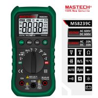 มัลติมิเตอร์วัดแรงดันไฟฟ้าดิจิทัล MS8239C MASTECH ความถี่ในการเก็บประจุกระแสตรงกระแสสลับเครื่องวัดทดสอบอุณหภูมิ MASTECH มัลติมิเตอร์ MASTECH MS8239C