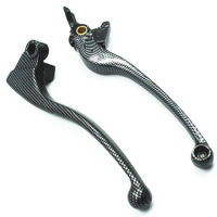 Motorcycle Carbon ke Clutch Levers For Kawasaki ZX6R 2000 2001 2004 ZX6RR ZX6R-636 2003 2004 ZX9R 2000 2003 ZX10R ZX12R