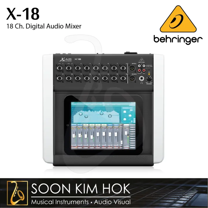 behringer x air x18 digital desktop mixer