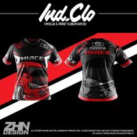 | Hiace Sublimation Toyota Tshirt Baju Jersey Sublimation | Shortsleeve 2023 new popular