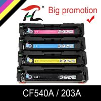 HTL เข้ากันได้203A โทนเนอร์ตลับหมึกสำหรับ HP Cf540a Cf541a Cf542a Cf543a M254dw 254Nw 280Nw M281cdw MFP