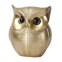 Nordic Style Owls Ornament Owl Resin Craft Lovely Bird Miniatures Figurines for Home Decor Living Room Bedroom Office Decoration