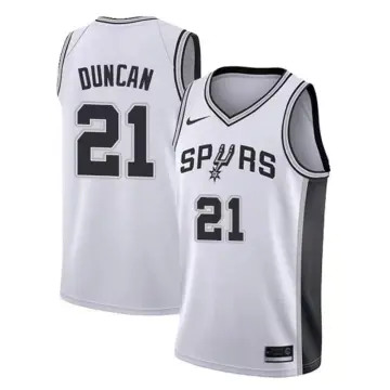 Men's San Antonio Spurs #21 Tim Duncan Throwback basketball Jersey