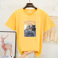 BK-287*เสื้อยืดแขนสั้นพร้อมส่ง 8สี ลายการ์ตูน ขายดีตามเทรนต์ ลายน่ารัก สีสันสดใส่น่ารัก ใส่ได้ทั้งหญิงและชาย (S-3XL) **ปลีก-ส่ง***