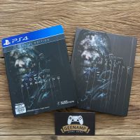 PS4 : [แผ่นเกมมือ2] DEATH STRANDING + กล่องเหล็ก (R3/ASIA) CODE หมดอายุ # DEATH STANDING # DEATHSTRANDING # Steelbook case