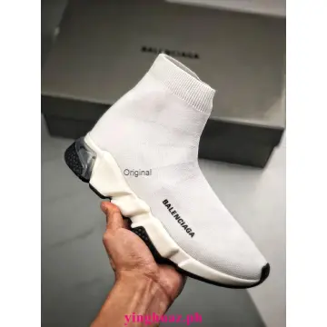 BALENCIAGA  Mens Speed Black White Trainer Sock Shoes  EU41  eBay