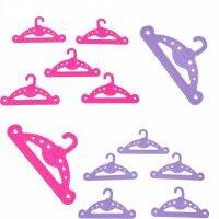 Handmade 5 Pieces/Set Of Plastic Hangers Suitable For 18-Inch American 43 Cm Doll Clothes Accessories Girl Toy Generation