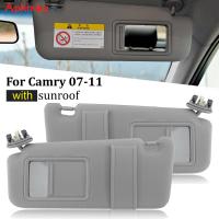 Apktnka Sun Visor เปลี่ยนสีเทาสำหรับ Toyota Camry 2007-2011พร้อมซันรูฟ Driver รถหน้าต่าง Shade Sunvisor Shield SE