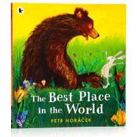 Original English picture book the best place in the world Czech Picture Book Master Petr horacek childrens art enlightenment picture book paperback large open line color illustrations