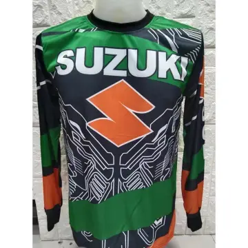 In stock] 2023 design Ecstar Suzuki full Sublimation Dry-fit Motorcycle  Jersey3D Jersey Printed Jersey full Sublimation LONG Sleeve T-Shirt，Contact  the seller for personalized customization of the name