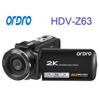 ORDRO Z63 FHD 3 "หน้าจอ HDV 2K WiFi 30MP ซูม16X ไนท์วิชั่น IR YouTube Vlog Blogger กล้องถ่ายทำ DV กล้องวิดีโอดิจิตอล Z63 HDV